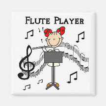 Flute Player Magnet