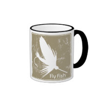 Fly Fish Coffee Mugs
