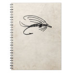 Fly Fishing Lure Art Spiral Notebook