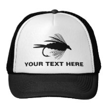 Fly Fishing Lure to Personalise Mesh Hat