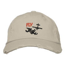 Fly Skydiving embroidered hats