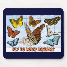 Fly To Your Dreams Mouse Pads