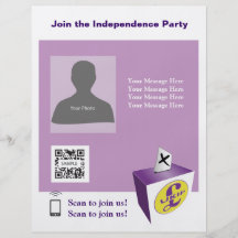 Flyer Template Independence Party