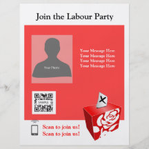 Flyer Template Labour Party