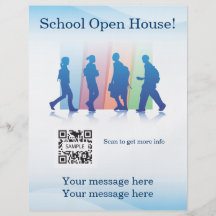 Flyer Template Students Walking