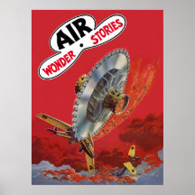 Flying Buzz Saw Print