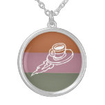 FLYING DISC UFO PERSONALISED NECKLACE