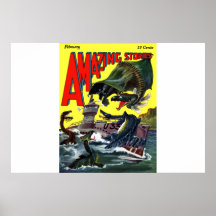 Flying Dragons Print