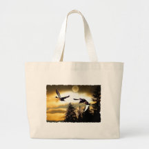 FLYING DUCKS TOTE BAG