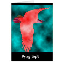 Flying Eagle Greeting Greeting Cards
