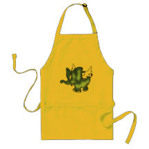 Flying Elephant (Blue) Apron