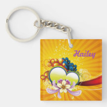 Flying Heart Key Chain