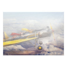 Flying Pig - Plane -The joy ride Personalized Invitations