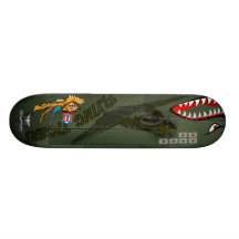 Flying Tigers P-40 Skate Board