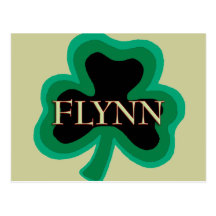 Flynn Family Name Post Card