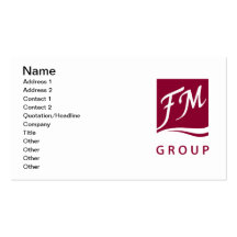 FM group classic Business Card