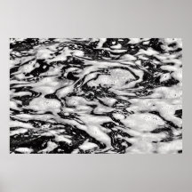 Foam on the Water Poster