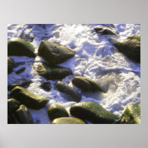 Foam washes in posters