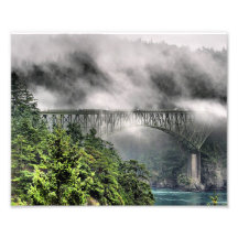 Fog Bridge One Photo Art