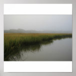 Foggy Marsh Poster