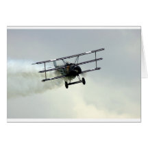 Fokker triplane card