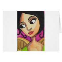 FOLK ANGEL CARD