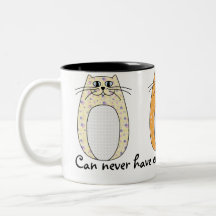 'Folk Art Cats' Mug