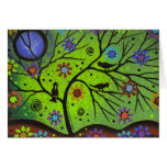 Folk Art Hanging Out By Lori Everett Card