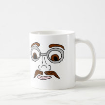 Folk Art Male Face HIS Mug