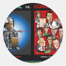 Follow The Laser Stickers