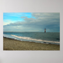 Folly Beach Lighthouse Print