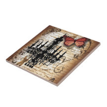 fondo vintage chandelier butterfly scripts ceramic tiles