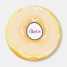 Food For Thought_Glazed Jelly Doughnut Magnet