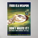 Food Is A Weapon -- Border Poster