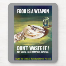 Food Is A Weapon Mouse Pad
