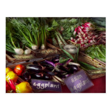 Food - Vegetables - Very fresh produce Post Card
