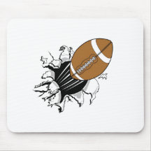 Football Breaking Out Mousemats