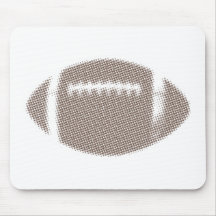 Football Brown Mousepads