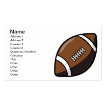 Football Business Card Templates