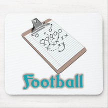 Football Clip Board Mousepad