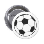 Football Close up Button Badge