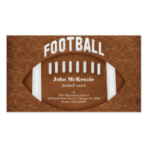 Football Coach Business Card