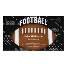Football Coach Business Card