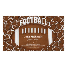 Football Coach Business Card