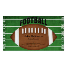 Football Coach Business Card