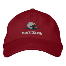Football Coach Personalised Embroidered Hat