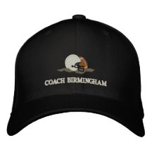Football Coach Personalised Embroidered Hats