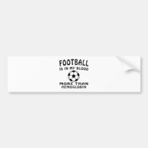 Football Design Bumper Sticker