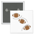 Football in Action T-shirts and Gifts Pin