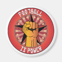 Football Is Power Magnets
